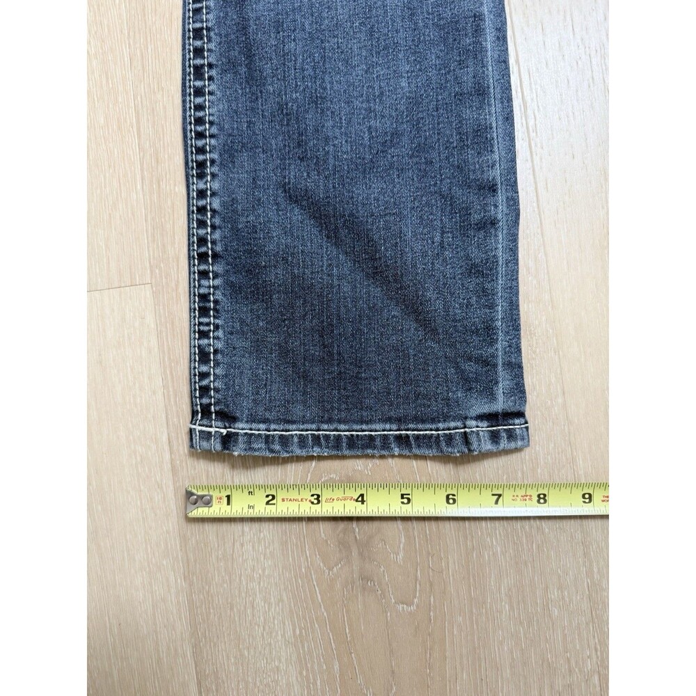 NWT Fleur by Miss Me Angel Wing Jeans Sz 12 31x28 Bling Rhinestone Western Y2K - Picture 10 of 16